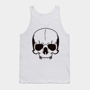 Skull Bone Head Skelteton Tank Top